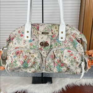 Shimmery Sharif Leather Satchel